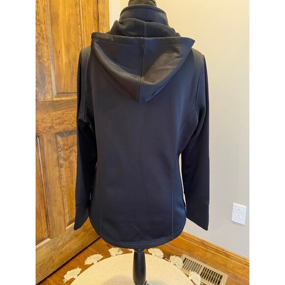 Fila Sport Womens Hoodie Size Large Black Zippered Sporty w/ Tie Athletic-wear - Picture 7 of 12